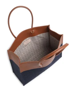Coccinelle Tote Bags-Myrtha Denim Tote bag cotton