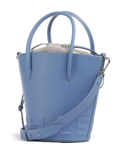 Coccinelle Hobo Bags|Crossbody Bags-Myrtha Maxi Logo Bucket bag grained cow leather
