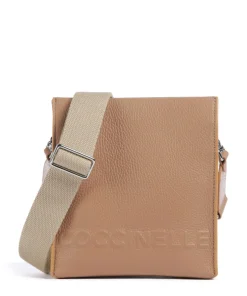 Coccinelle Crossbody Bags-Myrtha Maxi Logo Crossbody bag grained leather