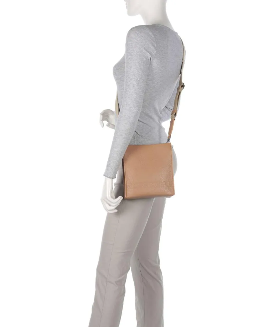Coccinelle Crossbody Bags-Myrtha Maxi Logo Crossbody bag grained leather