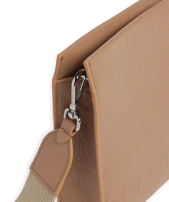 Coccinelle Crossbody Bags-Myrtha Maxi Logo Crossbody bag grained leather