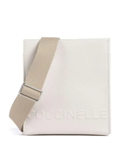 Coccinelle Crossbody Bags-Myrtha Maxi Logo Crossbody bag grained leather