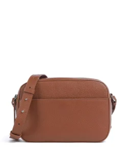 Coccinelle Crossbody Bags-Myrtha Maxi Logo Crossbody bag grained cow leather