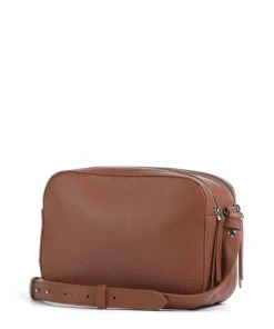 Coccinelle Crossbody Bags-Myrtha Maxi Logo Crossbody bag grained cow leather
