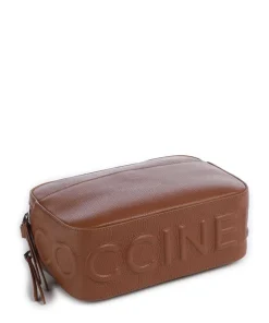 Coccinelle Crossbody Bags-Myrtha Maxi Logo Crossbody bag grained cow leather