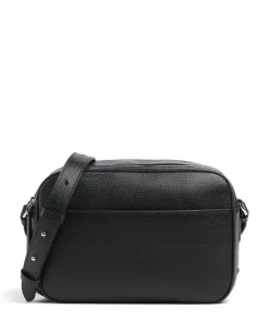 Coccinelle Crossbody Bags-Myrtha Maxi Logo Crossbody bag grained cow leather