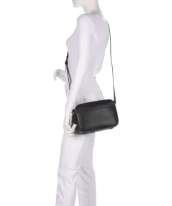 Coccinelle Crossbody Bags-Myrtha Maxi Logo Crossbody bag grained cow leather