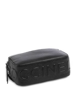 Coccinelle Crossbody Bags-Myrtha Maxi Logo Crossbody bag grained cow leather