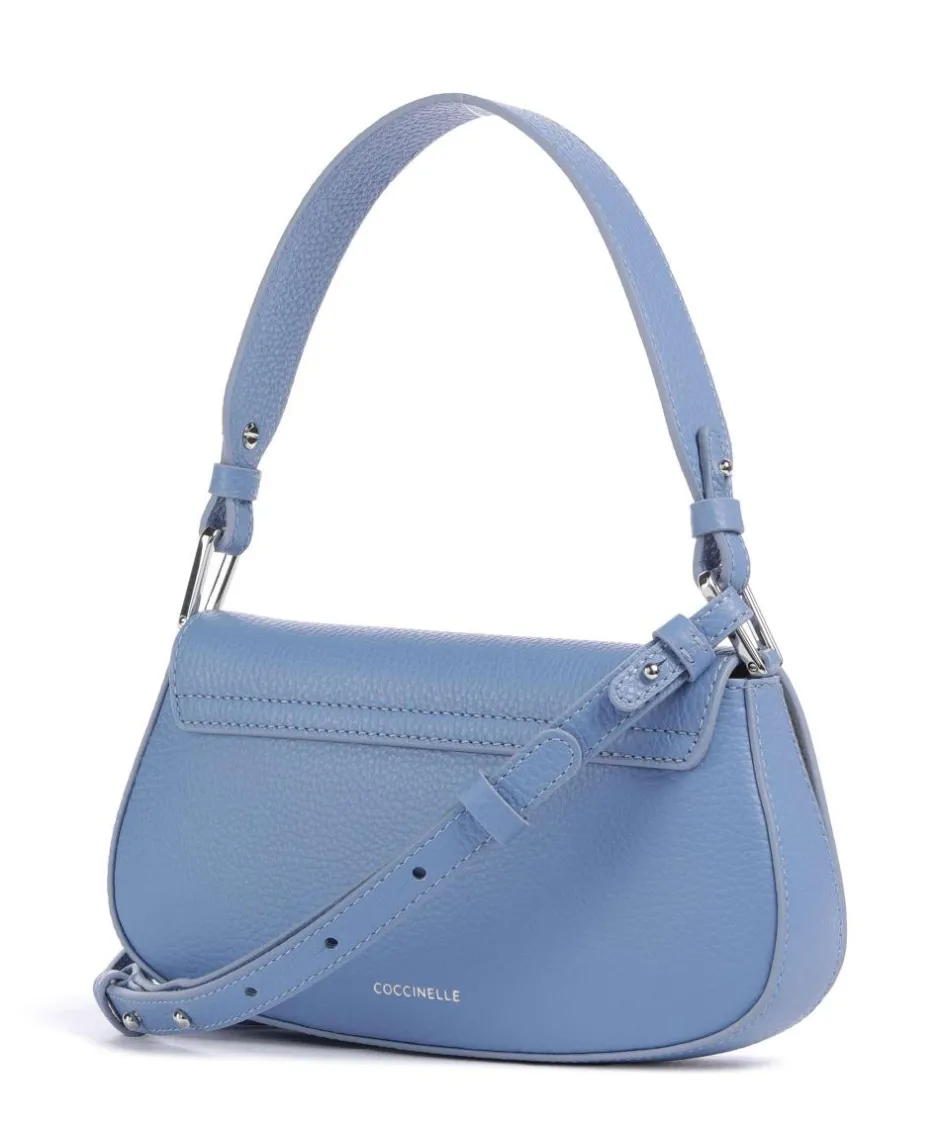 Coccinelle Shoulder Bags|Crossbody Bags-Myrtha Maxi Logo Shoulder bag grained leather