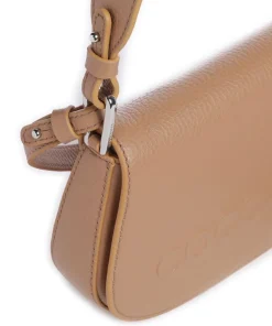 Coccinelle Shoulder Bags|Crossbody Bags-Myrtha Maxi Logo Shoulder bag grained leather