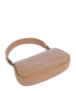 Coccinelle Shoulder Bags|Crossbody Bags-Myrtha Maxi Logo Shoulder bag grained leather