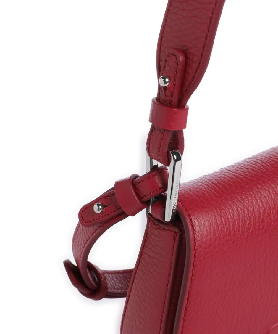 Coccinelle Shoulder Bags|Crossbody Bags-Myrtha Maxi Logo Shoulder bag grained leather