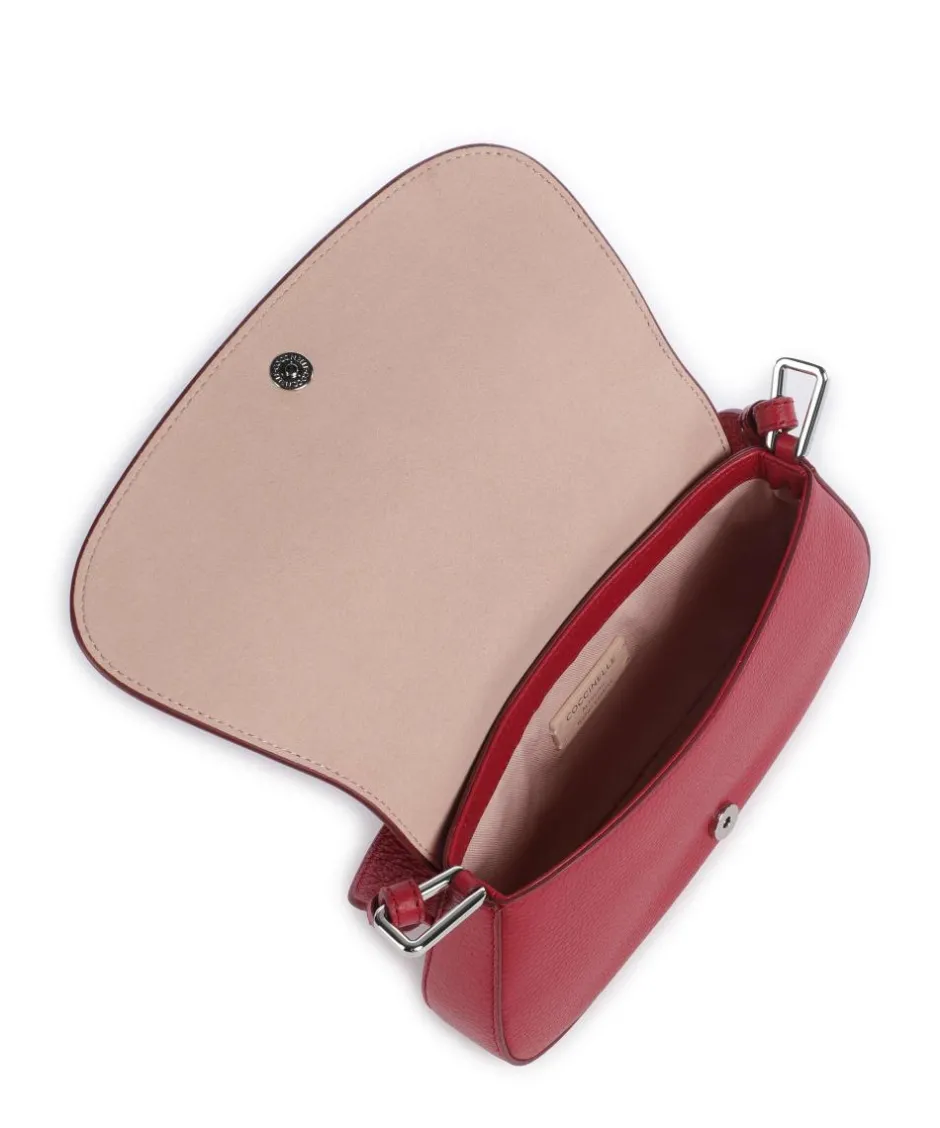 Coccinelle Shoulder Bags|Crossbody Bags-Myrtha Maxi Logo Shoulder bag grained leather