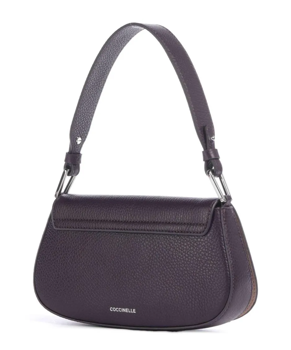 Coccinelle Shoulder Bags|Crossbody Bags-Myrtha Maxi Logo Shoulder bag grained leather