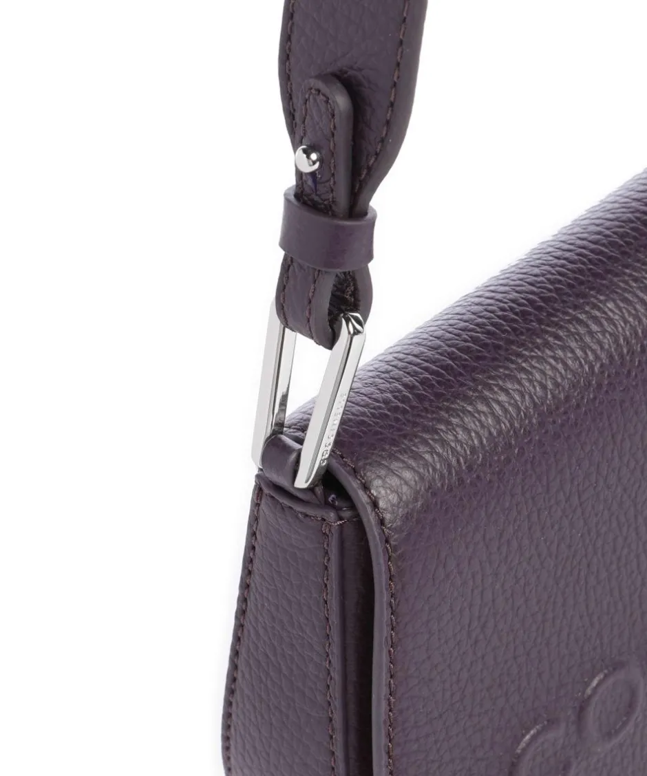 Coccinelle Shoulder Bags|Crossbody Bags-Myrtha Maxi Logo Shoulder bag grained leather