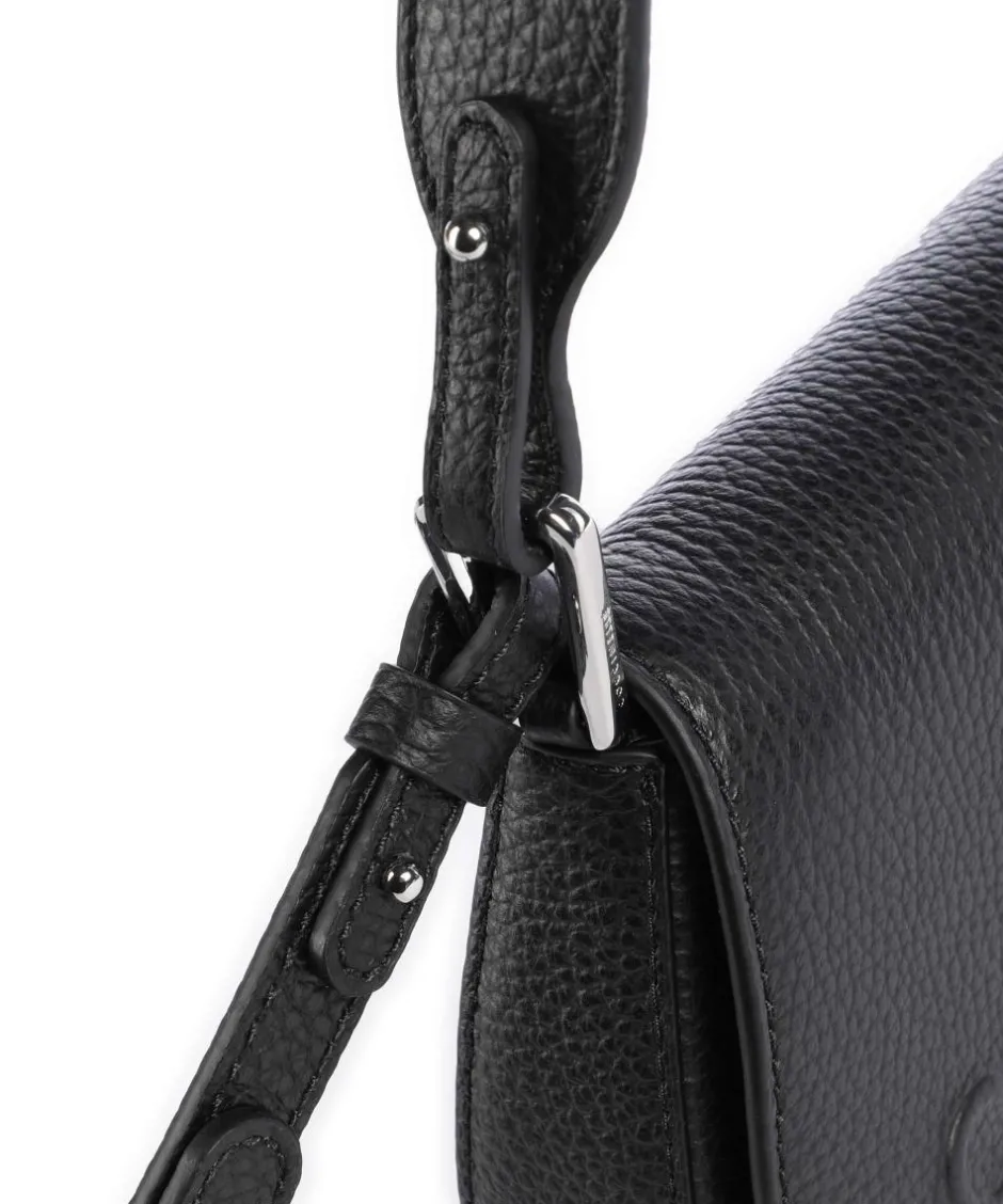 Coccinelle Shoulder Bags|Crossbody Bags-Myrtha Maxi Logo Shoulder bag grained leather