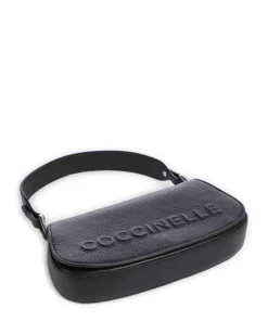 Coccinelle Shoulder Bags|Crossbody Bags-Myrtha Maxi Logo Shoulder bag grained leather