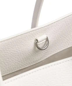 Coccinelle Tote Bags-Myrtha Maxi Logo Tote bag grained cow leather