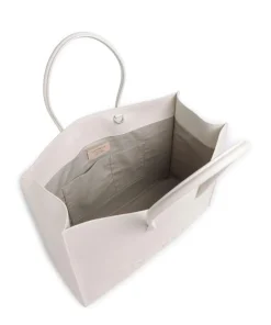 Coccinelle Tote Bags-Myrtha Maxi Logo Tote bag grained cow leather