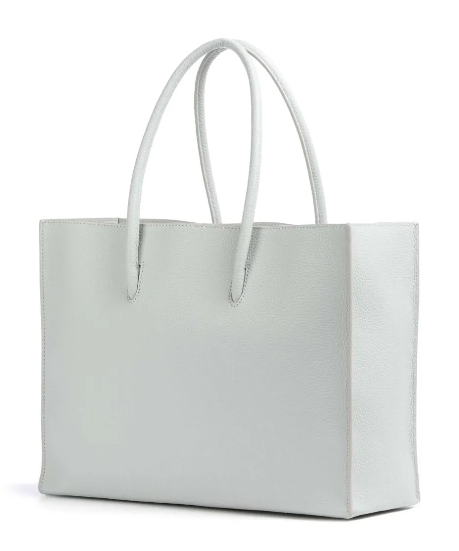 Coccinelle Tote Bags-Myrtha Maxi Logo Tote bag grained leather