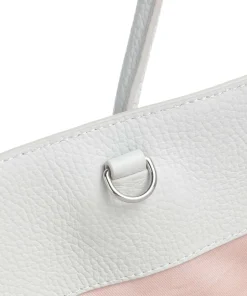 Coccinelle Tote Bags-Myrtha Maxi Logo Tote bag grained leather