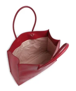 Coccinelle Tote Bags-Myrtha Maxi Logo Tote bag grained leather