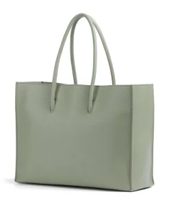 Coccinelle Tote Bags-Myrtha Maxi Logo Tote bag grained leather