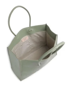 Coccinelle Tote Bags-Myrtha Maxi Logo Tote bag grained leather