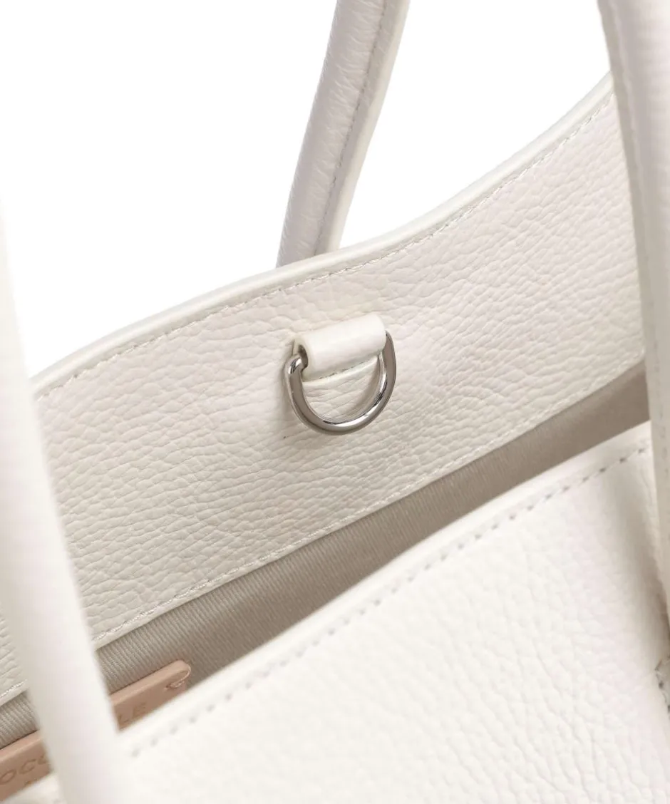 Coccinelle Tote Bags-Myrtha Maxi Logo Tote bag grained leather