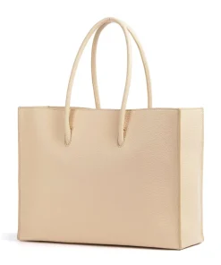 Coccinelle Tote Bags-Myrtha Maxi Logo Tote bag grained leather