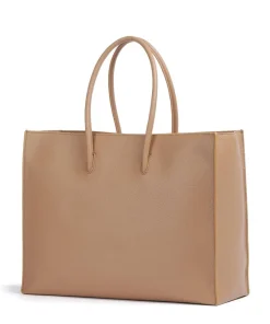 Coccinelle Tote Bags-Myrtha Maxi Logo Tote bag grained cow leather