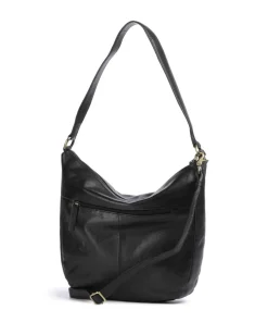 Burkely Shoulder Bags|Hobo Bags-Natural Norah Hobo bag grained cow leather