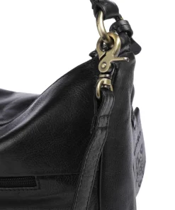 Burkely Shoulder Bags|Hobo Bags-Natural Norah Hobo bag grained cow leather