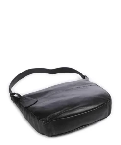 Burkely Shoulder Bags|Hobo Bags-Natural Norah Hobo bag grained cow leather