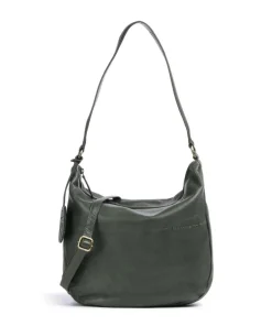 Burkely Shoulder Bags|Hobo Bags-Natural Norah Hobo bag grained cow leather