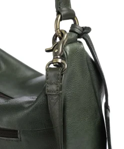 Burkely Shoulder Bags|Hobo Bags-Natural Norah Hobo bag grained cow leather