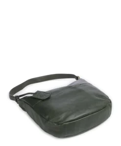 Burkely Shoulder Bags|Hobo Bags-Natural Norah Hobo bag grained cow leather