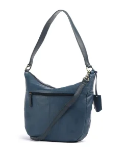 Burkely Shoulder Bags|Hobo Bags-Natural Norah Hobo bag grained cow leather