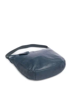 Burkely Shoulder Bags|Hobo Bags-Natural Norah Hobo bag grained cow leather
