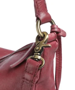 Burkely Shoulder Bags|Hobo Bags-Natural Norah Hobo bag grained cow leather