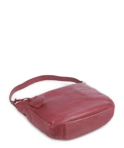 Burkely Shoulder Bags|Hobo Bags-Natural Norah Hobo bag grained cow leather