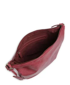 Burkely Shoulder Bags|Hobo Bags-Natural Norah Hobo bag grained cow leather