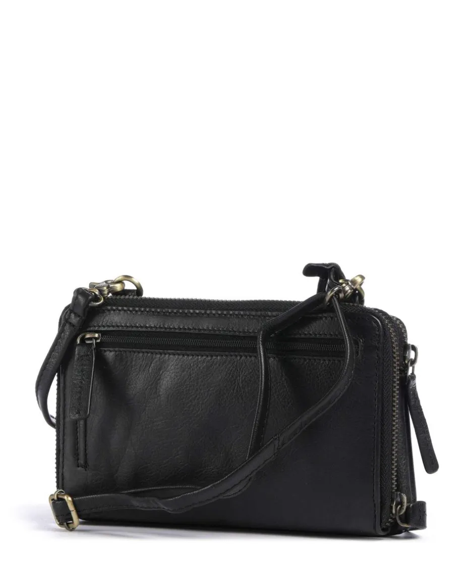 Burkely Wallets|Crossbody Bags-Natural Norah Wallet grained cow leather