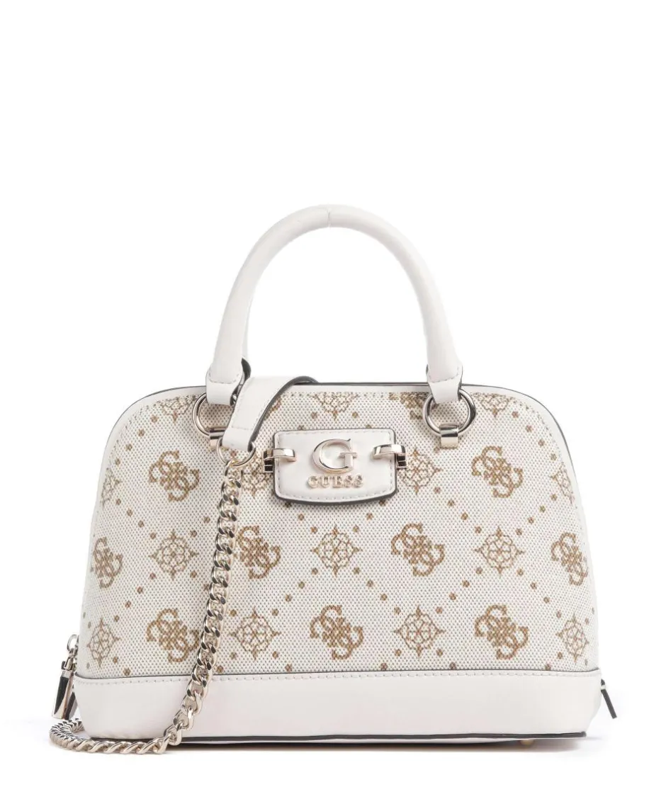 Guess Handbags|Crossbody Bags-Neda 4G Peony Logo Handbag canvas