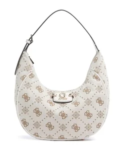 Guess Shoulder Bags|Hobo Bags-Neda 4G Peony Logo Hobo bag canvas