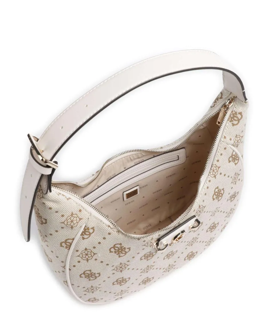 Guess Shoulder Bags|Hobo Bags-Neda 4G Peony Logo Hobo bag canvas