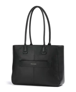 Piquadro Business- & Laptop Bags|Tote Bags-Nevet Tote bag 13″ fine grain cow leather