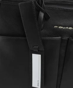 Piquadro Business- & Laptop Bags|Tote Bags-Nevet Tote bag 13″ fine grain cow leather