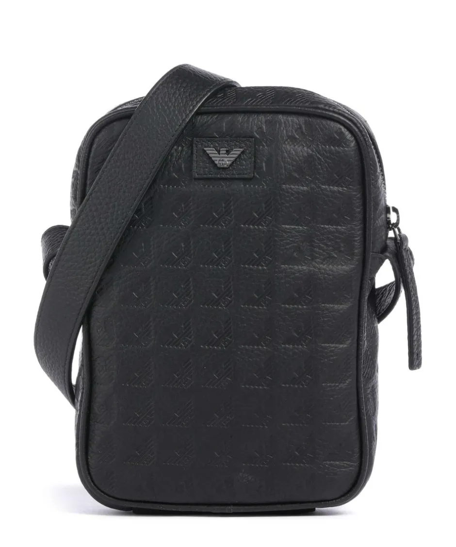 Emporio Armani Crossbody Bags-New Minorca Crossbody bag embossed calfskin