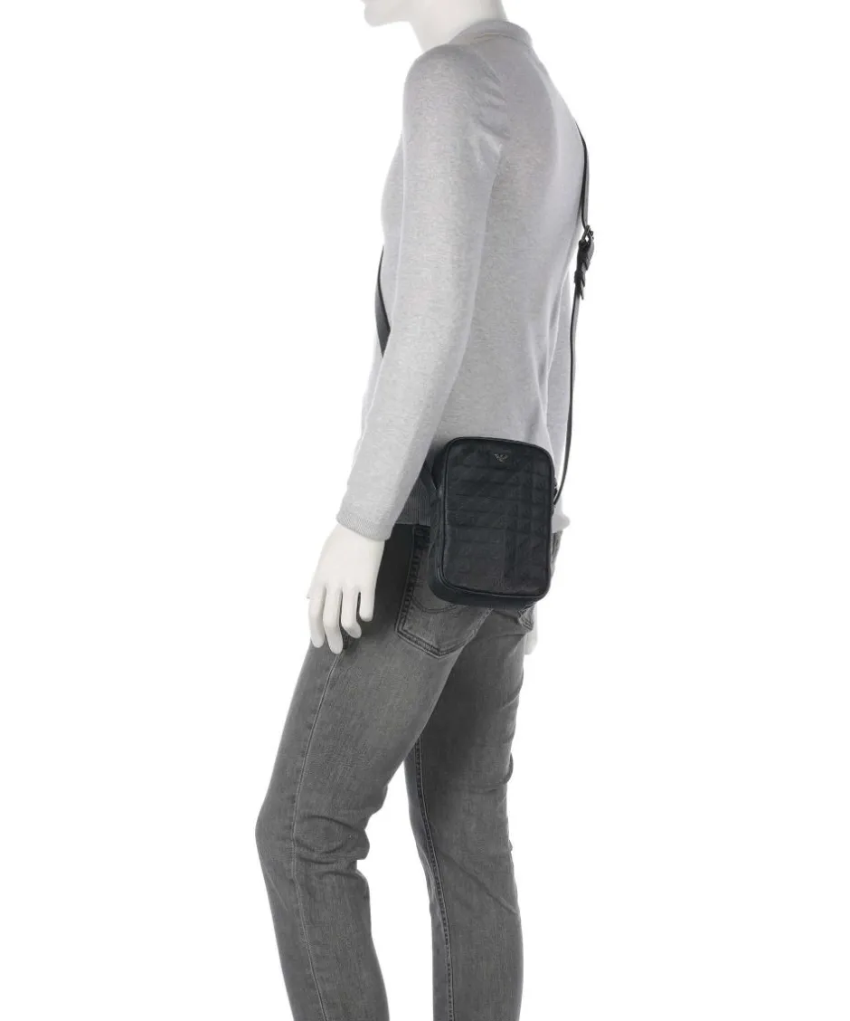 Emporio Armani Crossbody Bags-New Minorca Crossbody bag embossed calfskin